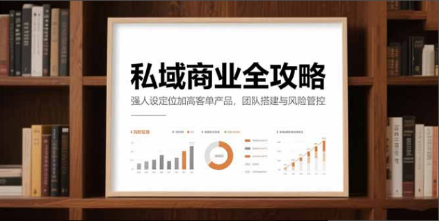 私域商业全攻略，强人设定位加高客单产品，团队搭建与风险管控-小马哥轻创网