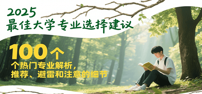 2025最佳大学专业选择建议，100个热门专业解析，推荐、避雷和注意的细节-小马哥轻创网